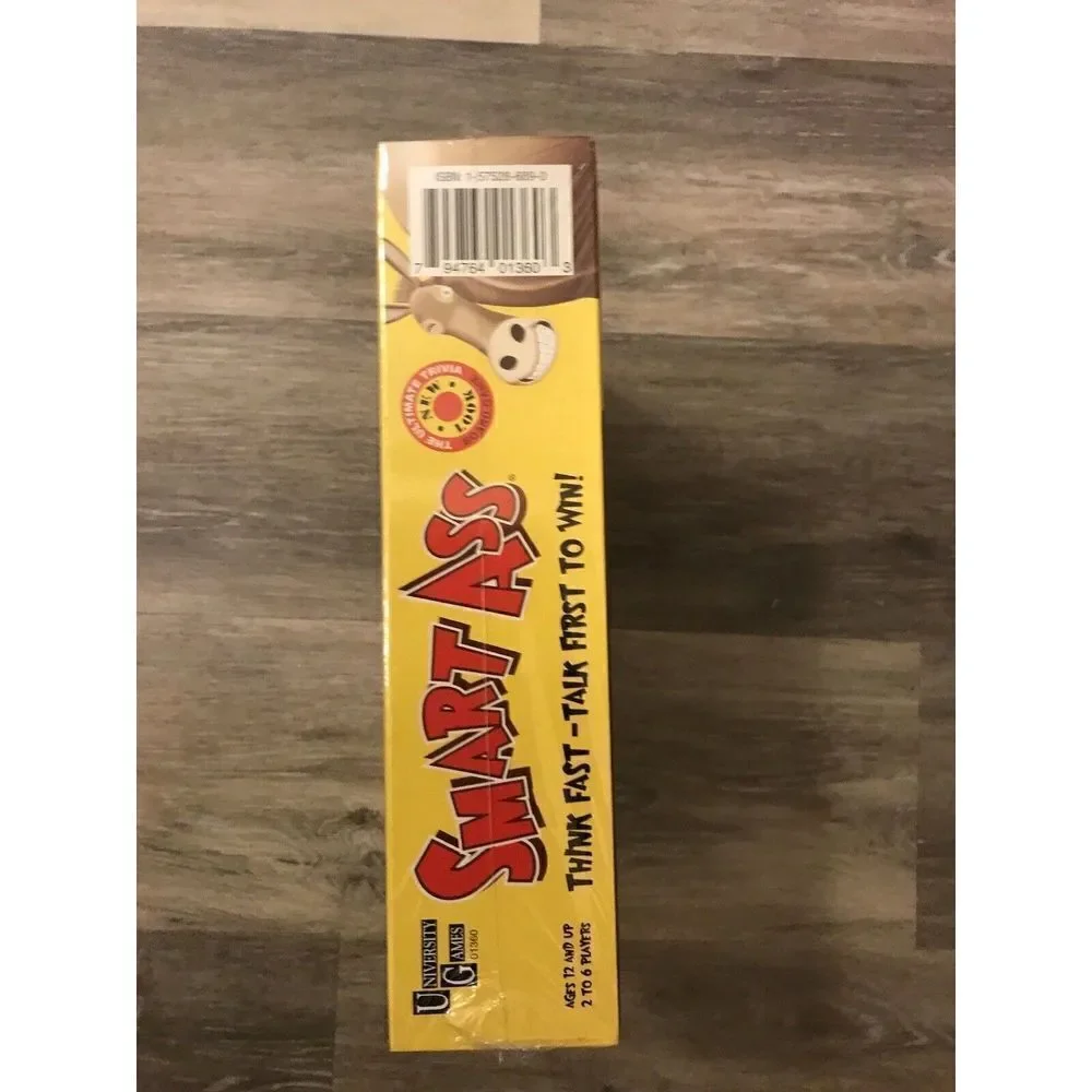 *SMARTASS Trivia Board Game FACTORY SEALED University Games 2012